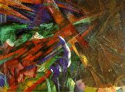Franz Marc The Fate of the Animals, 1913 France oil painting artist